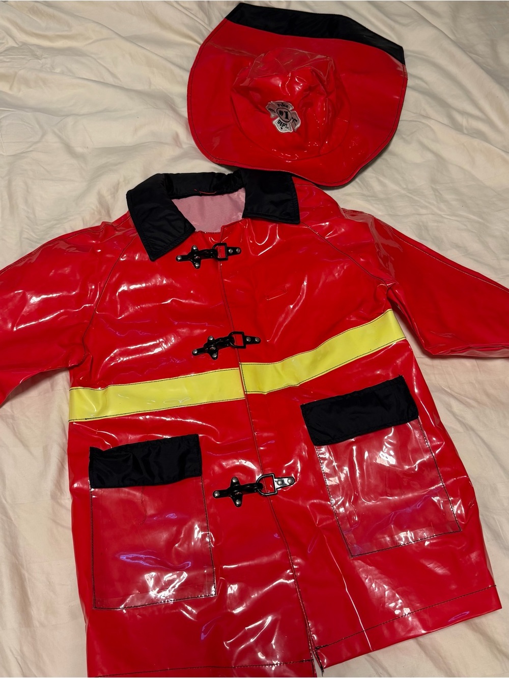 Toddler kids dress up firefighter Halloween costume